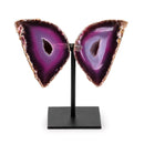 Agate Geode Crystal Butterfly (751g)