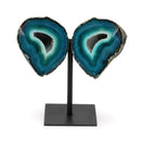 Agate Geode Crystal Butterfly (1055g)