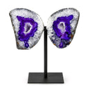 Agate Geode Crystal Butterfly (1426g)