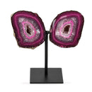 Agate Geode Crystal Butterfly (882g)