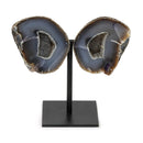 Agate Geode Crystal Butterfly (594g)