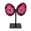 Agate Geode Crystal Butterfly (824g)