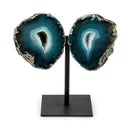 Agate Geode Crystal Butterfly (937g)