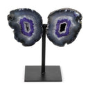 Agate Geode Crystal Butterfly (998g)