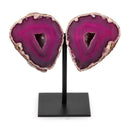 Agate Geode Crystal Butterfly (701g)
