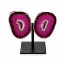Agate Geode Crystal Butterfly (488g)