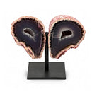 Agate Geode Crystal Butterfly (468g)