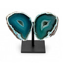 Agate Geode Crystal Butterfly (505g)