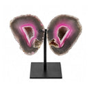 Agate Geode Crystal Butterfly (706g)