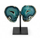 Agate Geode Crystal Butterfly (670g)