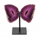Agate Geode Crystal Butterfly (800g)
