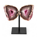 Agate Geode Crystal Butterfly (636g)