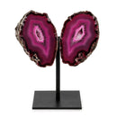 Agate Geode Crystal Butterfly (602g)