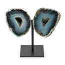 Agate Geode Crystal Butterfly (835g)