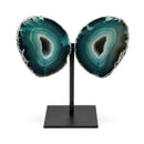 Agate Geode Crystal Butterfly (705g)