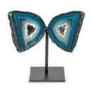 Agate Geode Crystal Butterfly (823g)
