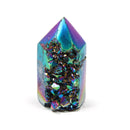 Rainbow Titanium Aura Cluster Point (98g)