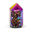 Rainbow Titanium Aura Cluster Point (150g)
