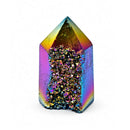 Rainbow Titanium Aura Cluster Point (328g)