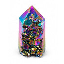 Rainbow Titanium Aura Cluster Point (707g)