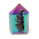 Rainbow Titanium Aura Cluster Point (780g)