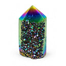 Rainbow Titanium Aura Cluster Point (500g)