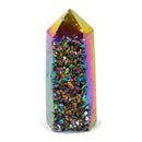 Rainbow Titanium Aura Cluster Point (585g)