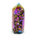 Rainbow Titanium Aura Cluster Point (271g)