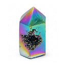 Rainbow Titanium Aura Cluster Point (244g)