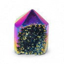 Rainbow Titanium Aura Cluster Point (92g)