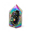 Rainbow Titanium Aura Cluster Point (160g)