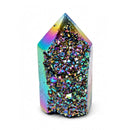 Rainbow Titanium Aura Cluster Point (498g)