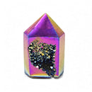 Rainbow Titanium Aura Cluster Point (305g)