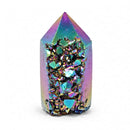 Rainbow Titanium Aura Cluster Point (233g)