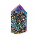 Rainbow Titanium Aura Cluster Point (641g)
