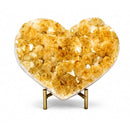 Citrine Heart Of Abundance (461g)