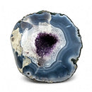 Amethyst Agate Cluster Cave (2370g)