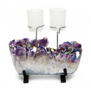 Amethyst Aura Candle Holder (3276g)