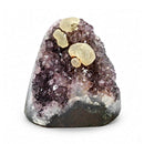 Amethyst Cave With Calcite Formation (766g)