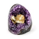 Amethyst Cave With Calcite Formation (558g)