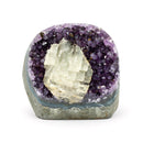 Amethyst Cave With Calcite Formation (513g)