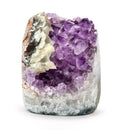Amethyst Cave With Calcite Formation (665g)