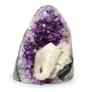 Amethyst Cave With Calcite Formation (883g)