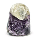 Amethyst Cave With Calcite Formation (836g)
