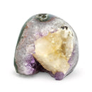 Amethyst Cave With Calcite Formation (309g)