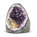 Amethyst Cave With Calcite Formation (698g)