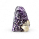 Amethyst Cave With Calcite Formation (132g)