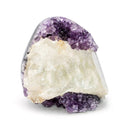 Amethyst Cave With Calcite Formation (647g)