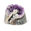 Amethyst Cave With Calcite Formation (906g)