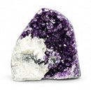 Amethyst Cave With Calcite Formation (1377g)
